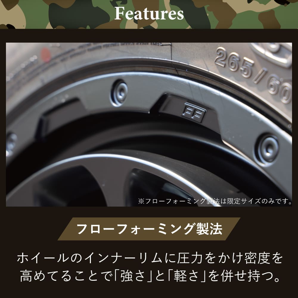 DELTA FORCE OVAL 16x7.0 5/114.3 +42 マットブラック マッドスター